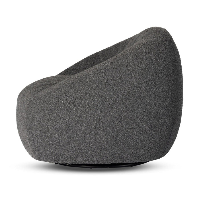 Audra Swivel Chair - Knoll Charcoal