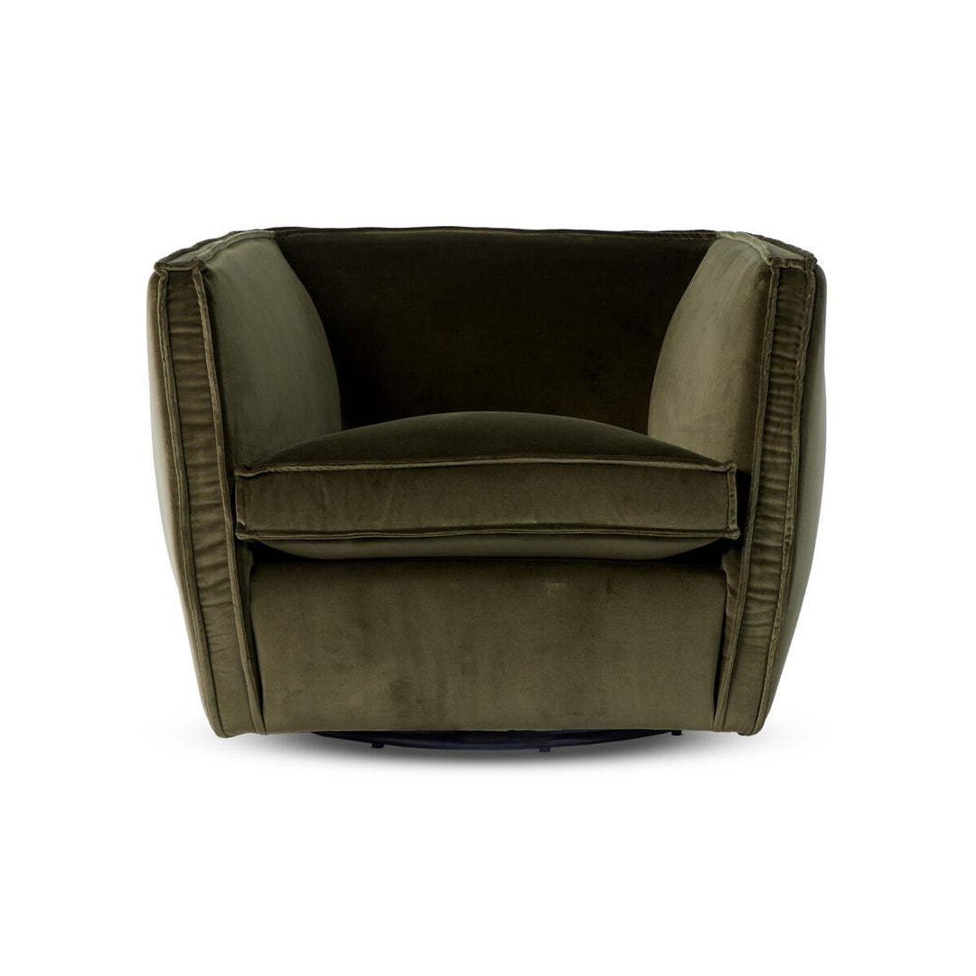 Mira Swivel Chair - Surrey Olive