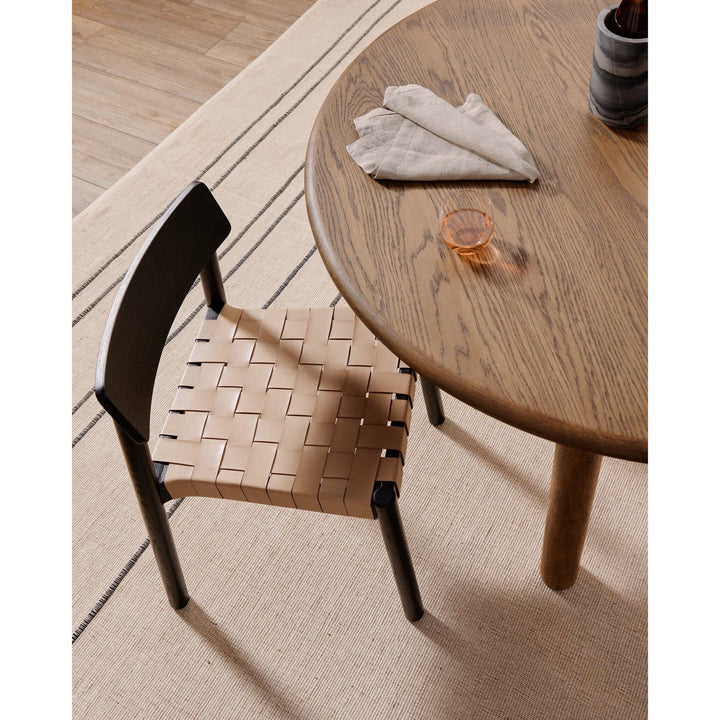 Harley Dining Chair - Almond Leather Blend