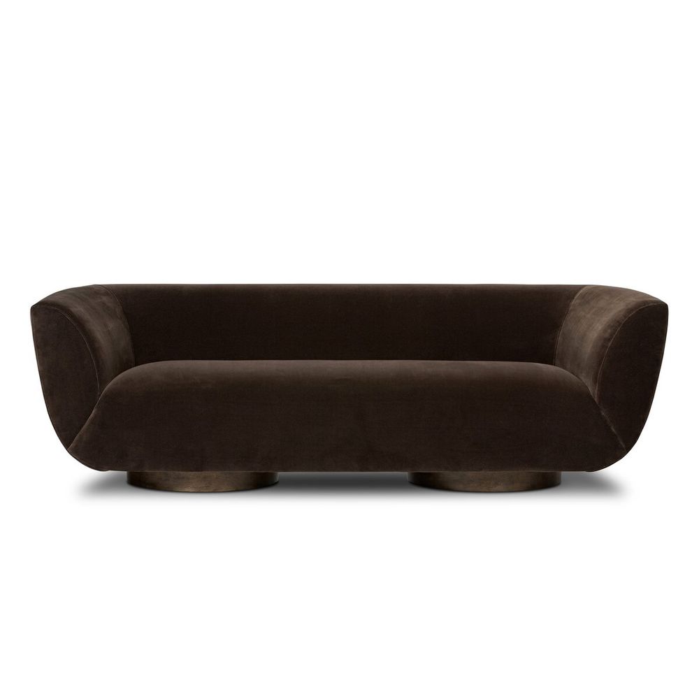 Sabine Sofa-87"-Surrey Cocoa