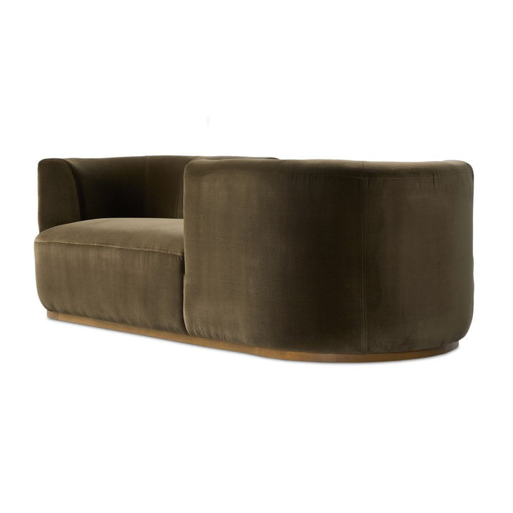 Deandra Tete A Tete Chaise - Surrey Olive
