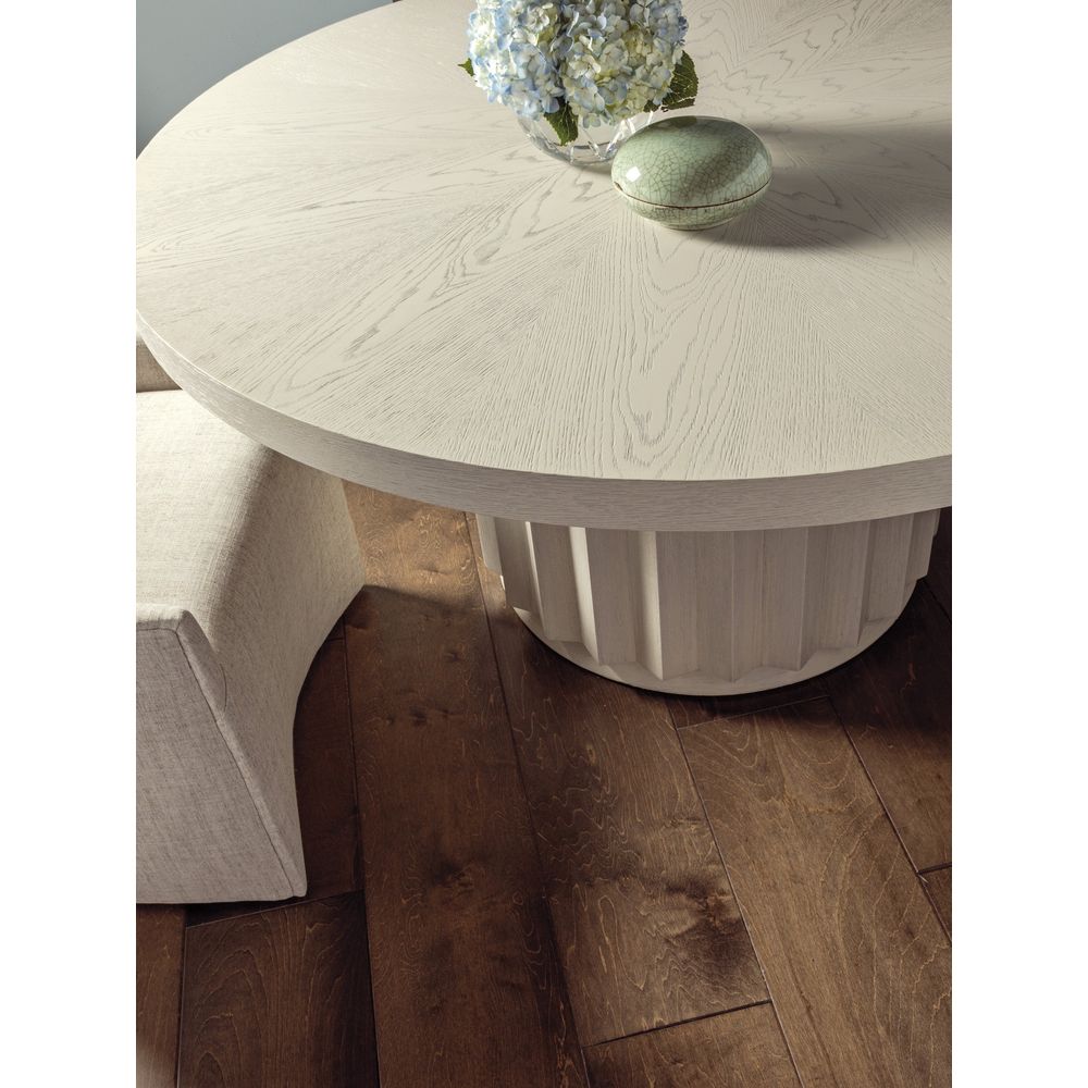 Dining Tables Sarto Round Dining Table - Antiqued White