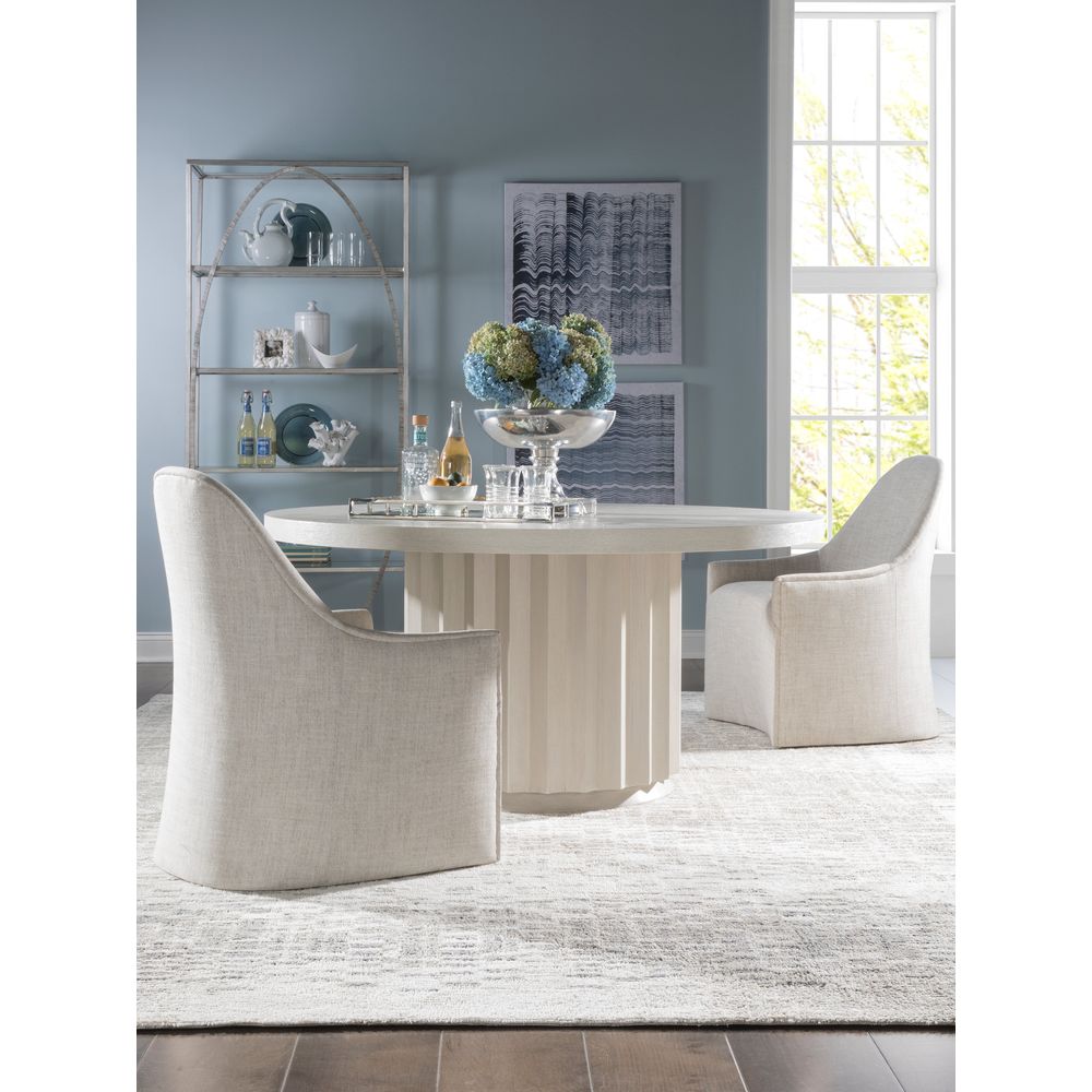 Dining Tables Sarto Round Dining Table - Antiqued White