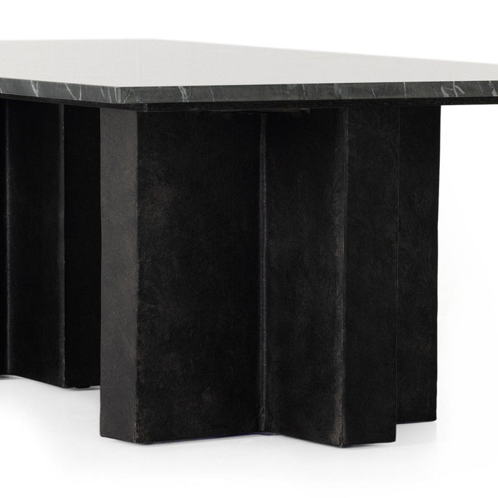 Trent Coffee Table - Black Marble