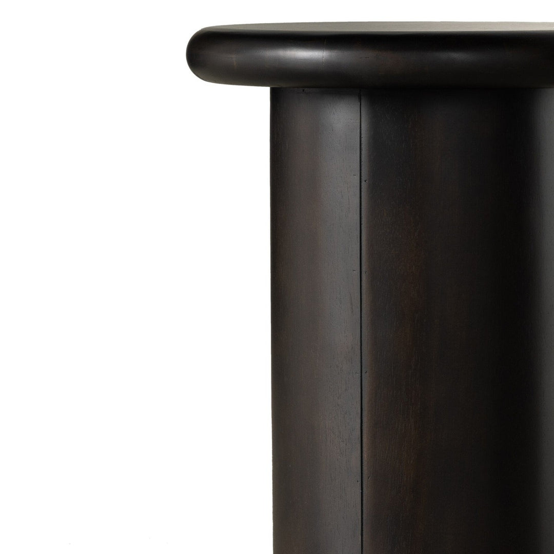 Jack End Table - Charcoal Parawood Solid