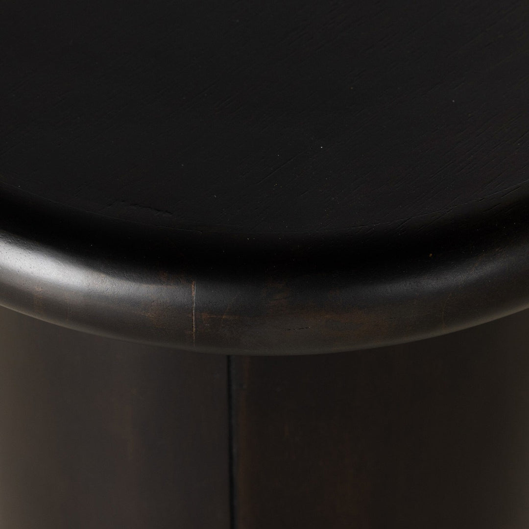 Jack End Table - Charcoal Parawood Solid