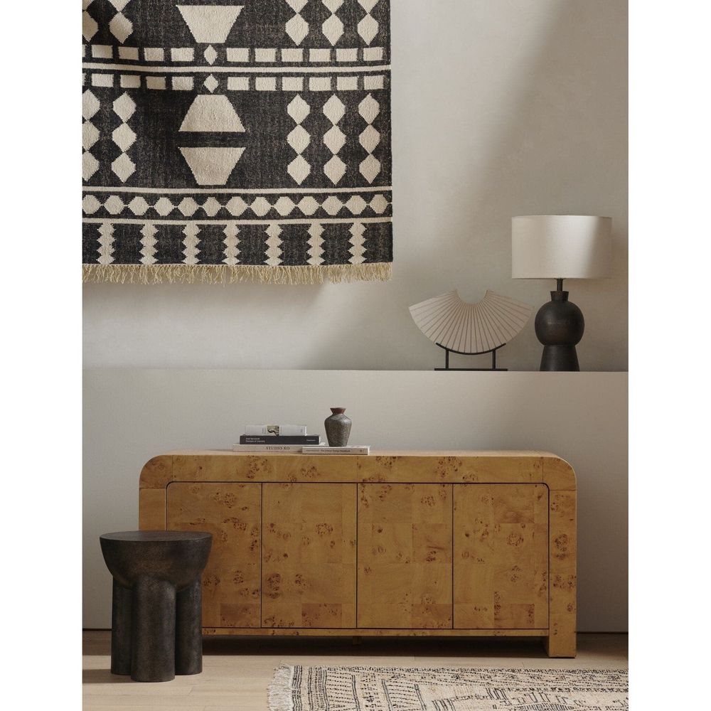 Side Tables Walter End Table - Raw Black