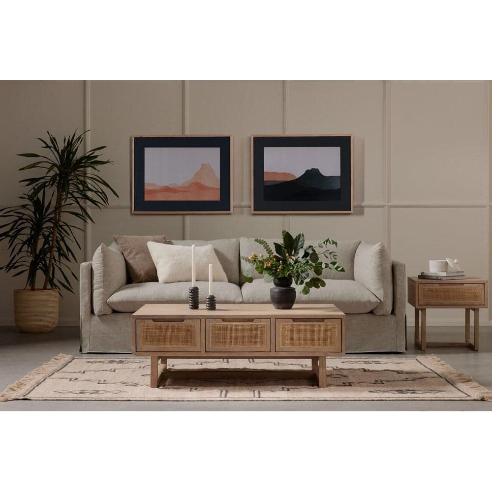Clarita Coffee Table-Four Hands-FH-226677-001-Coffee TablesWhite Wash Mango-2-France and Son