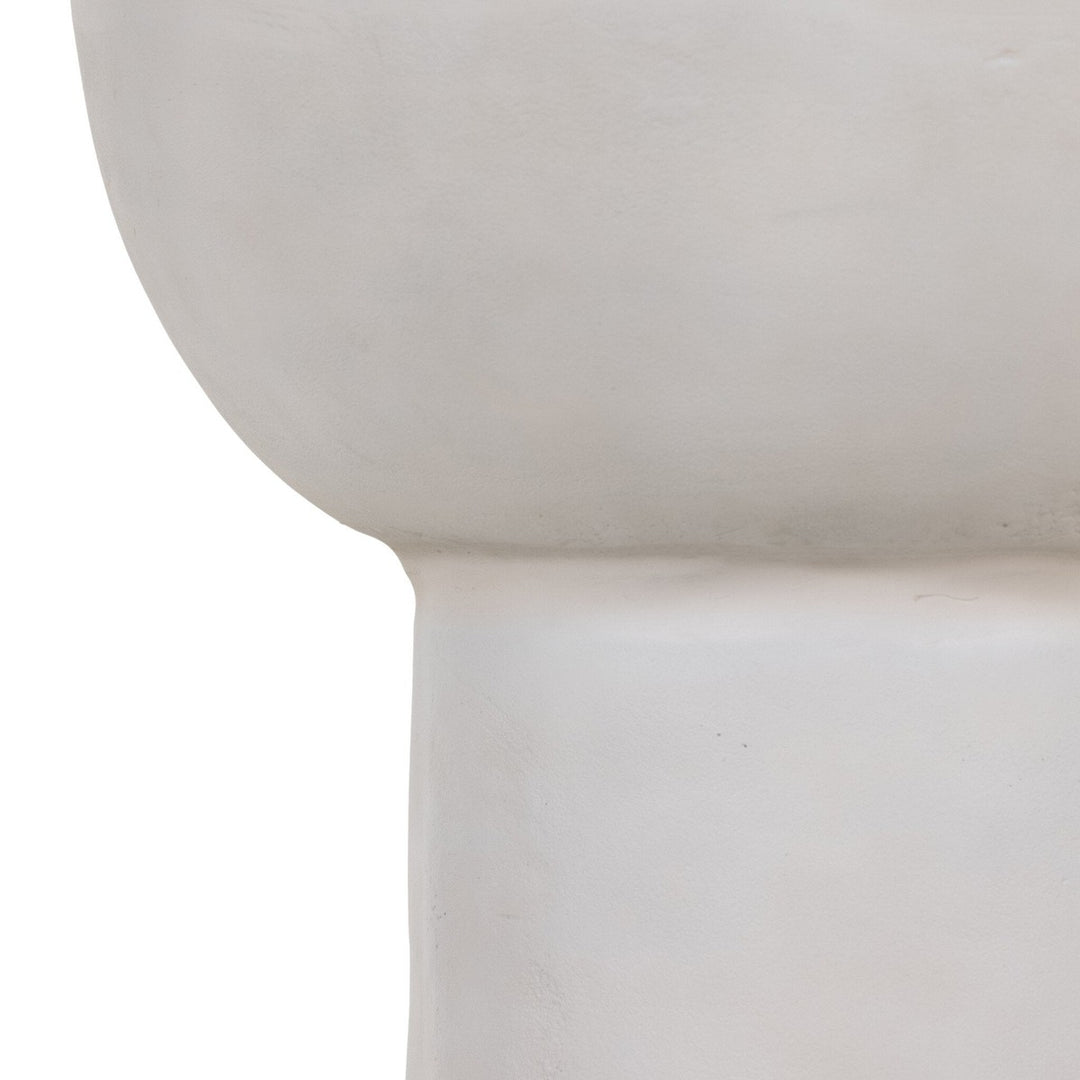 Stacy End Table - Textured Matte White