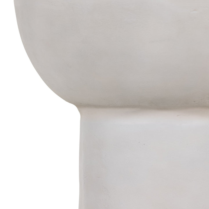 Stacy End Table - Textured Matte White