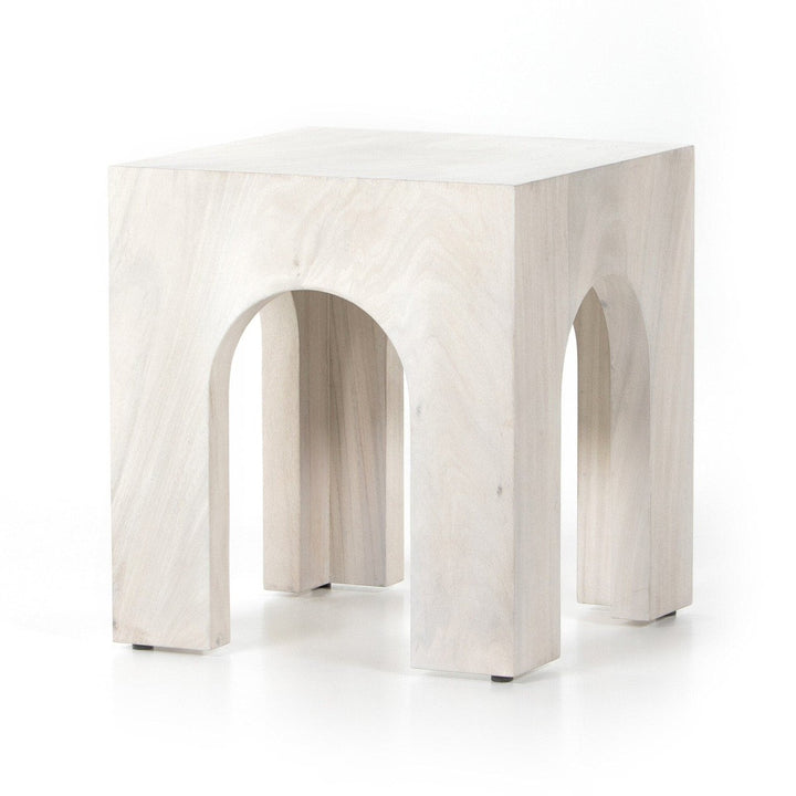 Foster End Table - Bleached Guanacaste