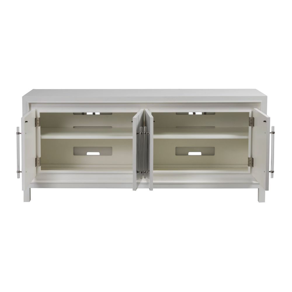 TV Stands & Media Consoles Elation White Media Console - White