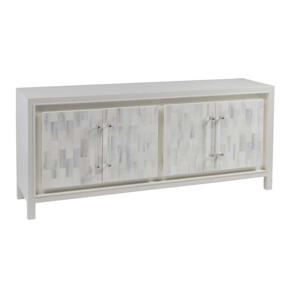 TV Stands & Media Consoles Elation White Media Console - White