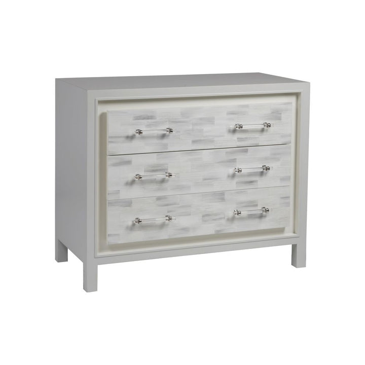 Cabinets & Curios Elation White Hall Chest - White