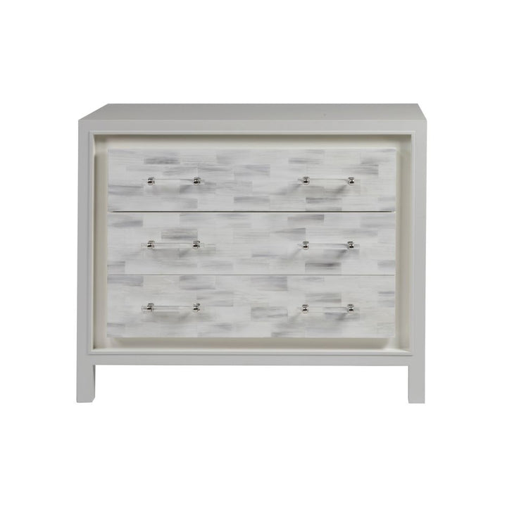 Cabinets & Curios Elation White Hall Chest - White