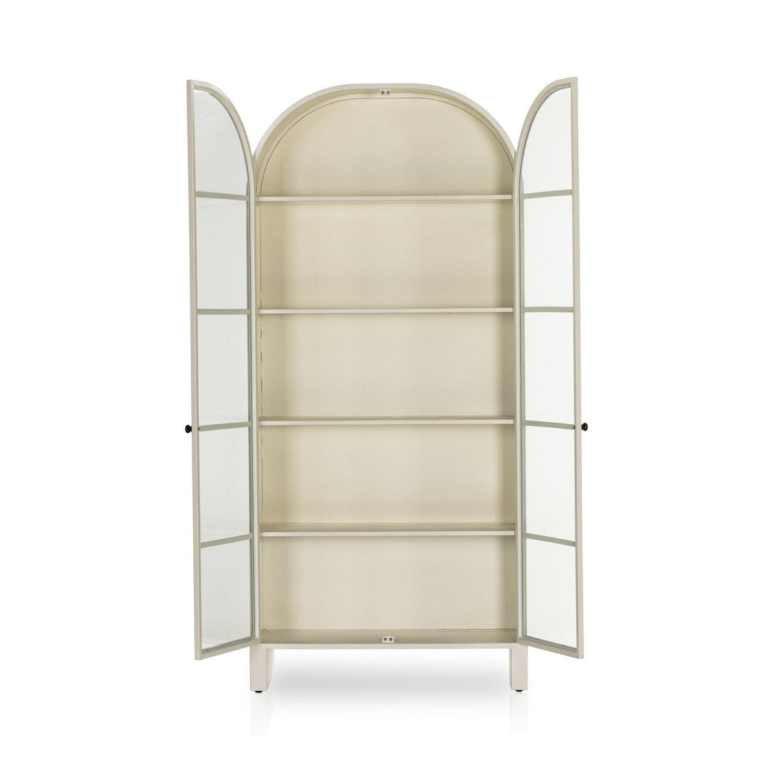 Brenna Cabinet - Cream Powder Coat