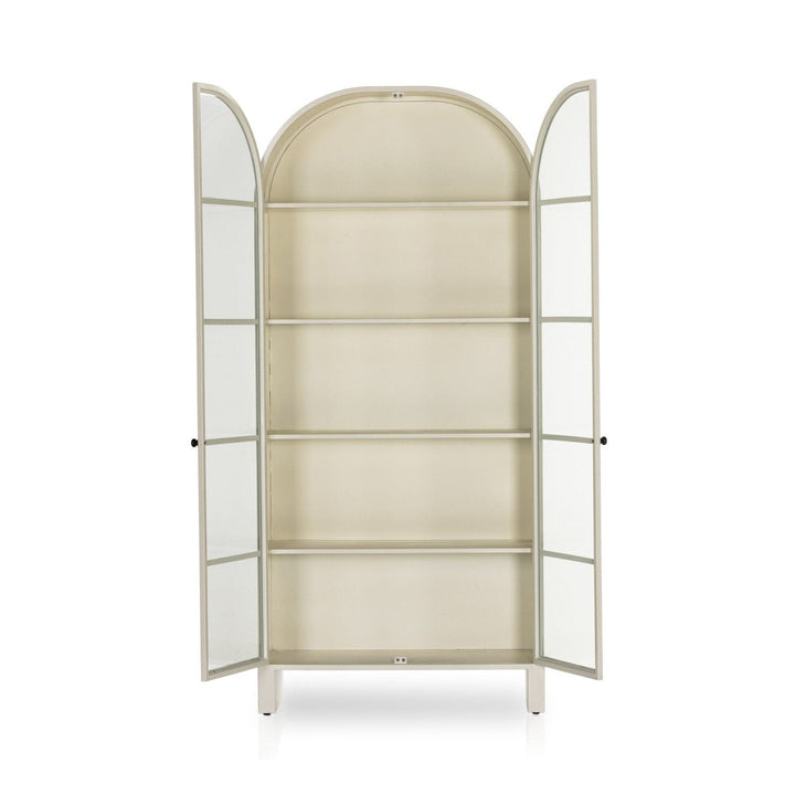 Brenna Cabinet - Cream Powder Coat