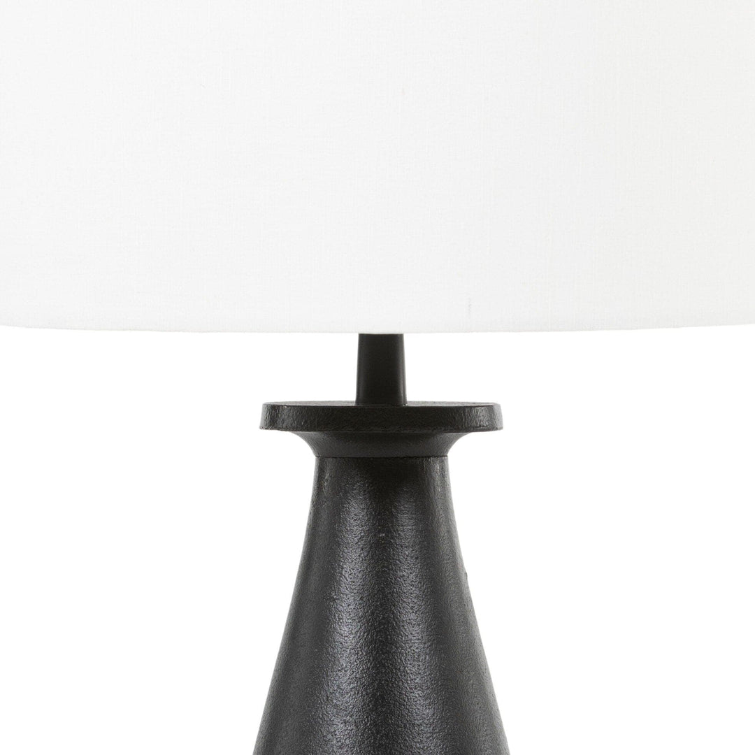 Ennis Table Lamp - Matte Black Cast Aluminum