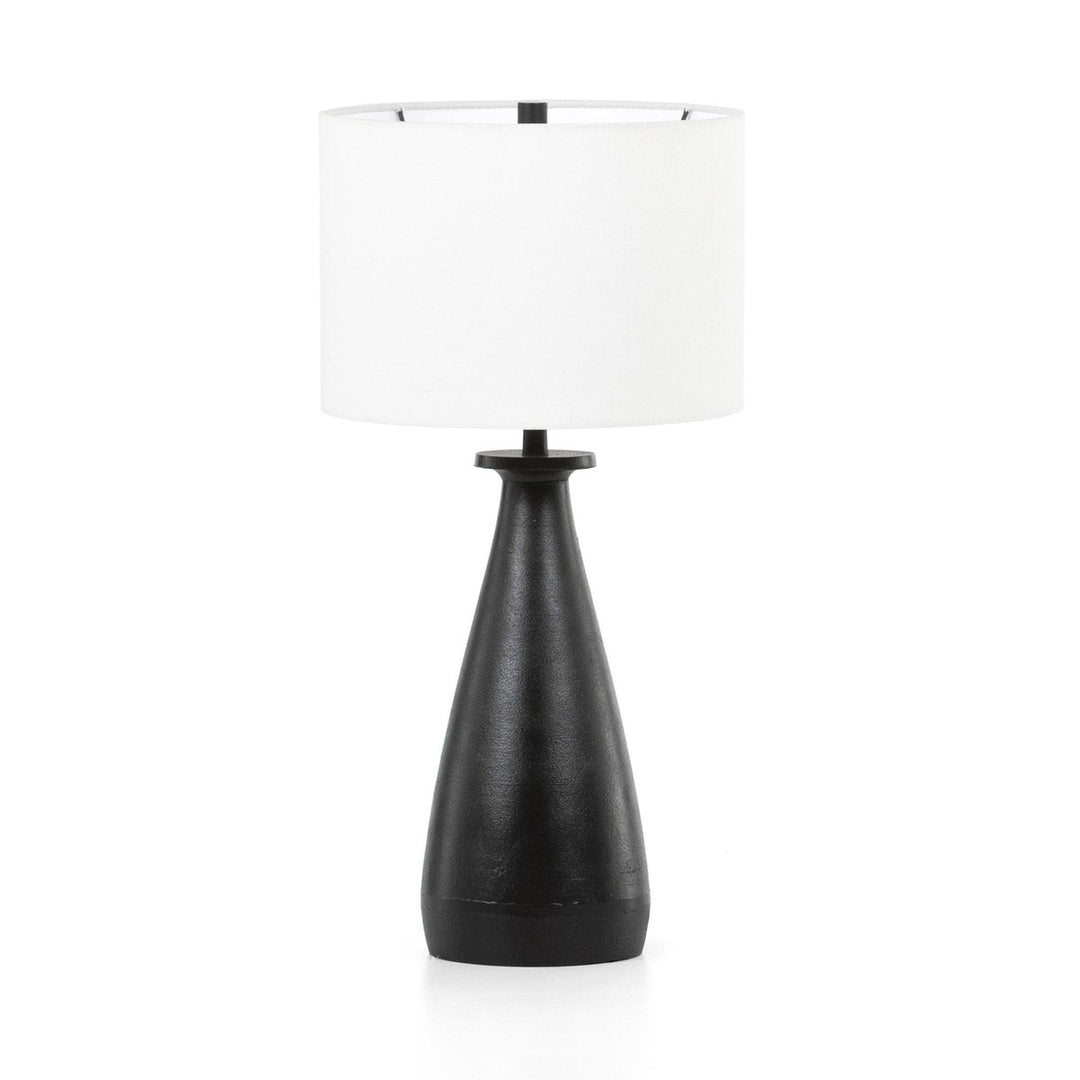 Ennis Table Lamp - Matte Black Cast Aluminum