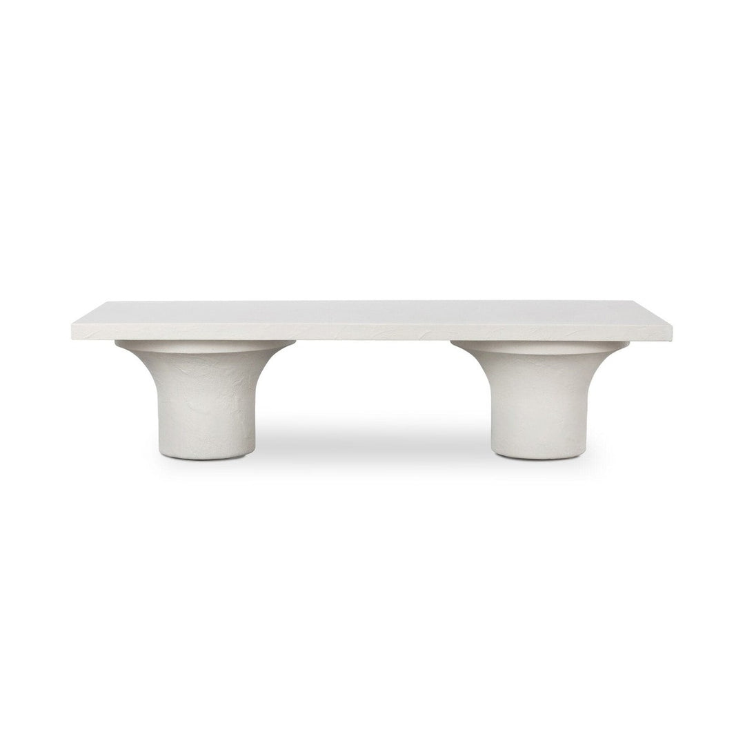 Perry Coffee Table - White Concrete