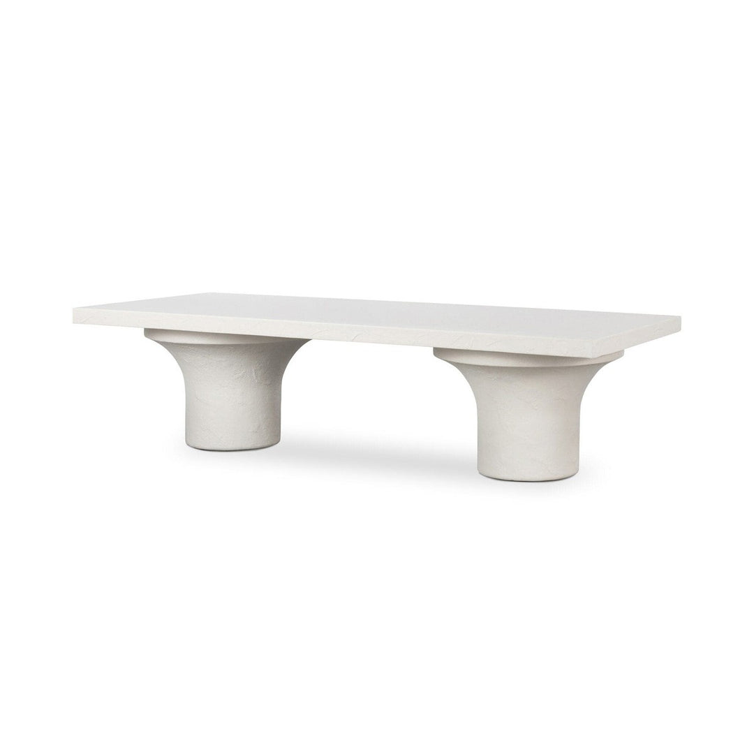 Perry Coffee Table - White Concrete