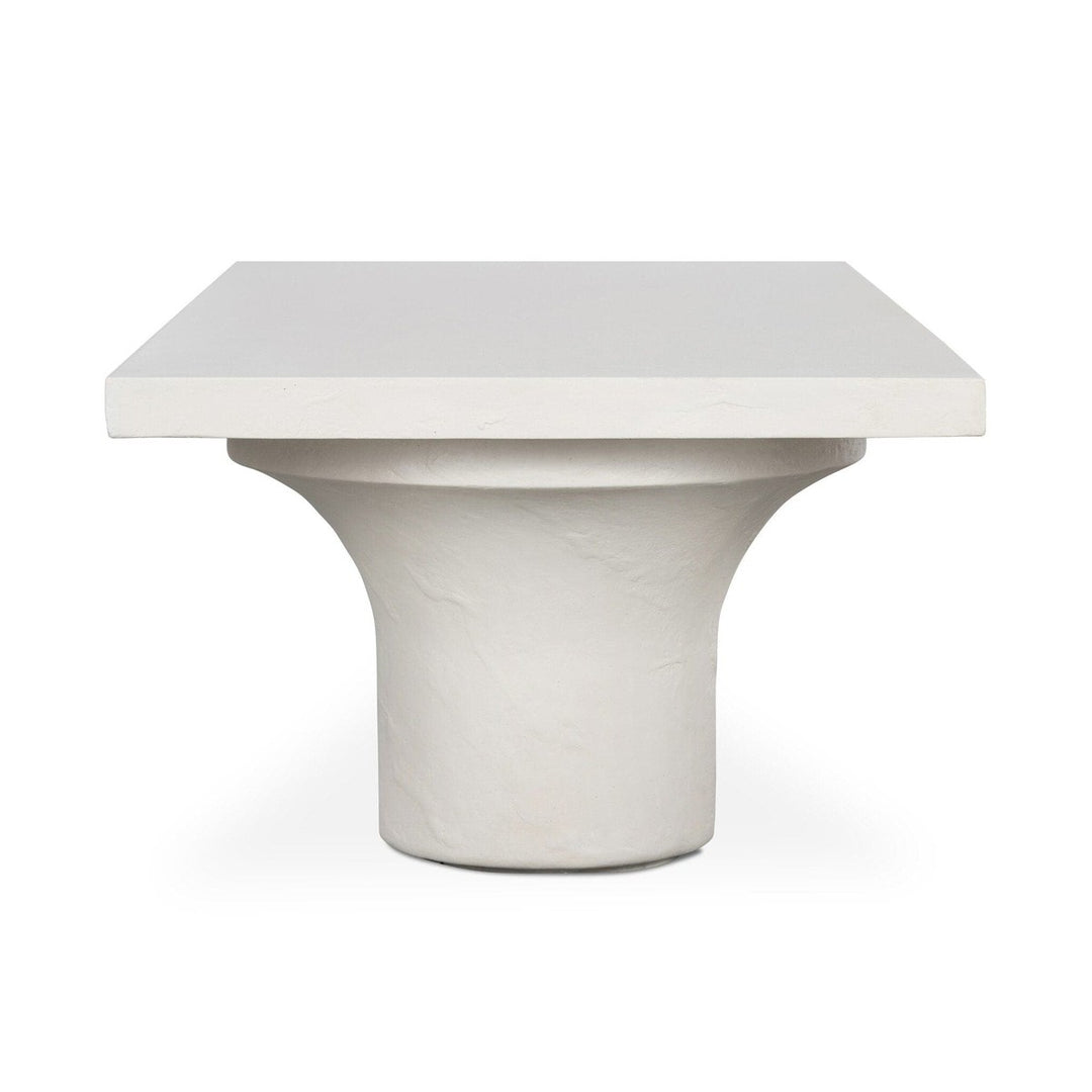 Perry Coffee Table - White Concrete