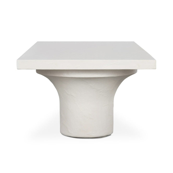 Perry Coffee Table - White Concrete