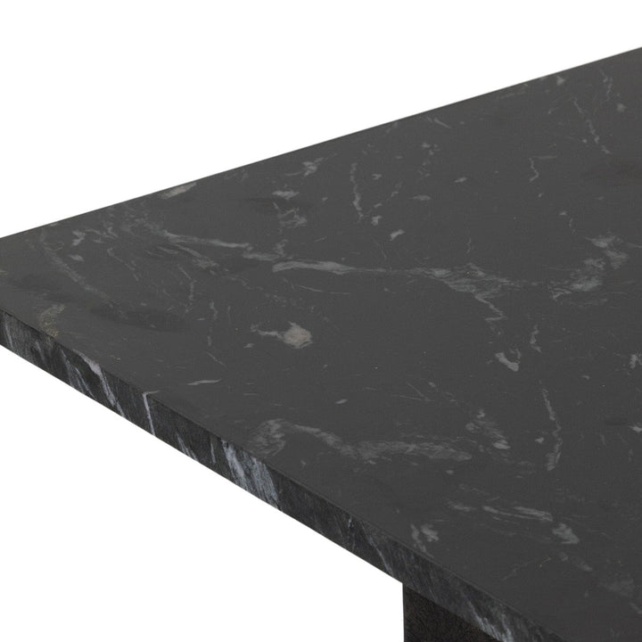 Trent Console Table - Black Marble