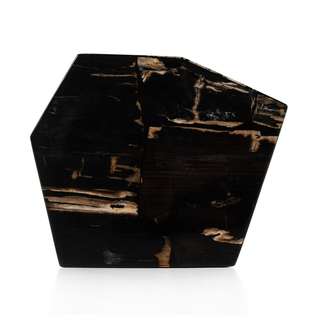 Seth End Table - Dark Petrified Wood