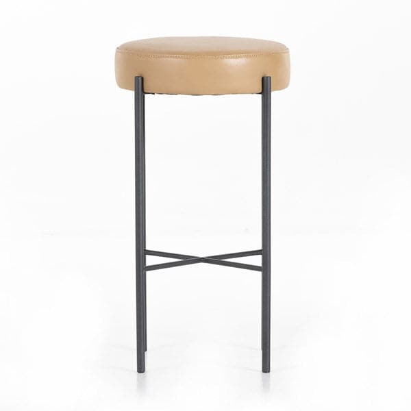 Nocona Bar & Counter Stool-Four Hands-FH-226810-017-Bar StoolsCounter Stool w/ Tan Leather-14-France and Son