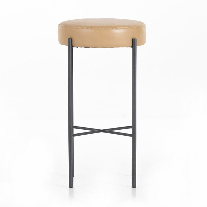 Nolan Bar Stool - Natural Leather