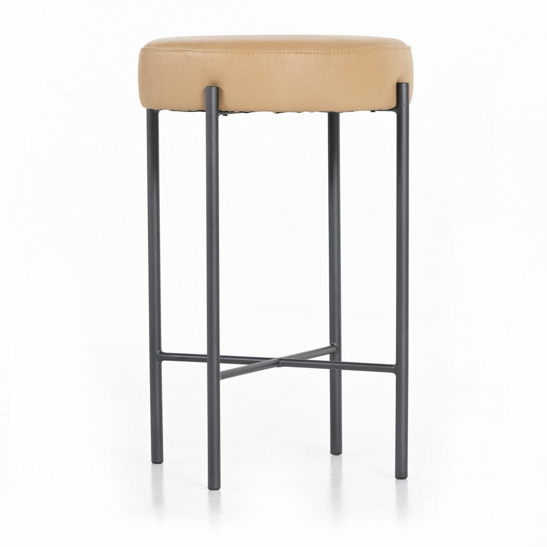 Nocona Counter Stool - Natural Leather