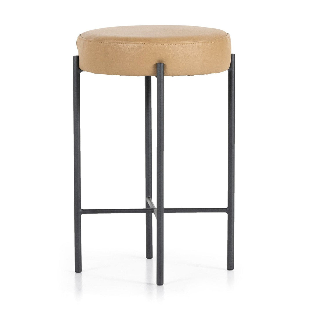 Nocona Counter Stool - Natural Leather