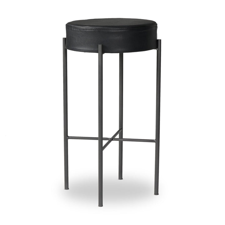 Cheyenne Bar + Counter Stool - Bar Stool - Black Leather