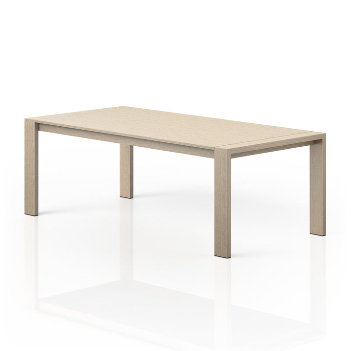 Monroe Outdoor Dining Table - Washed Brown-FSC