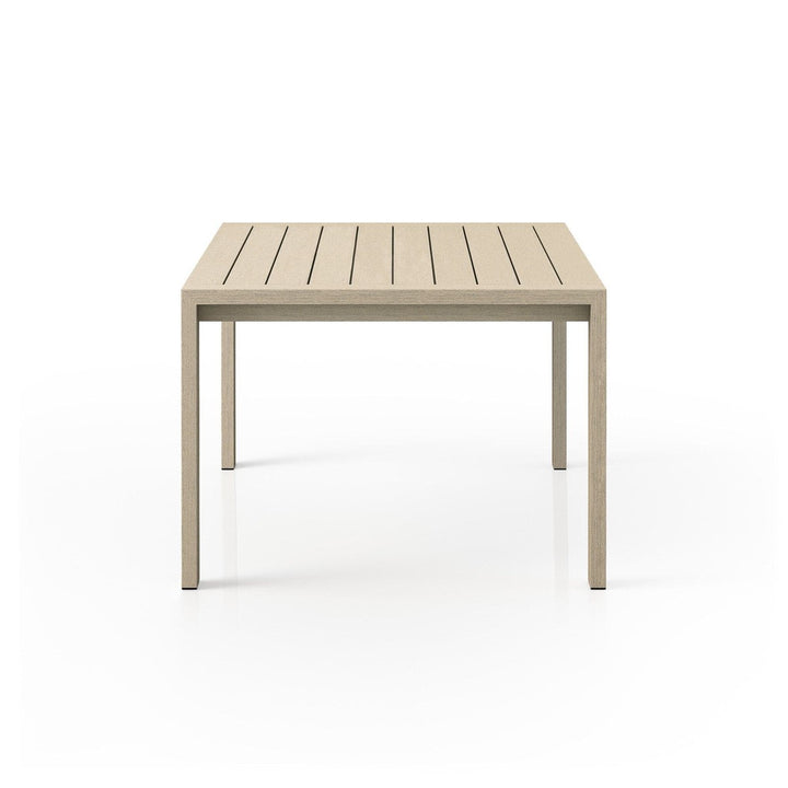 Monroe Outdoor Dining Table - Washed Brown-FSC