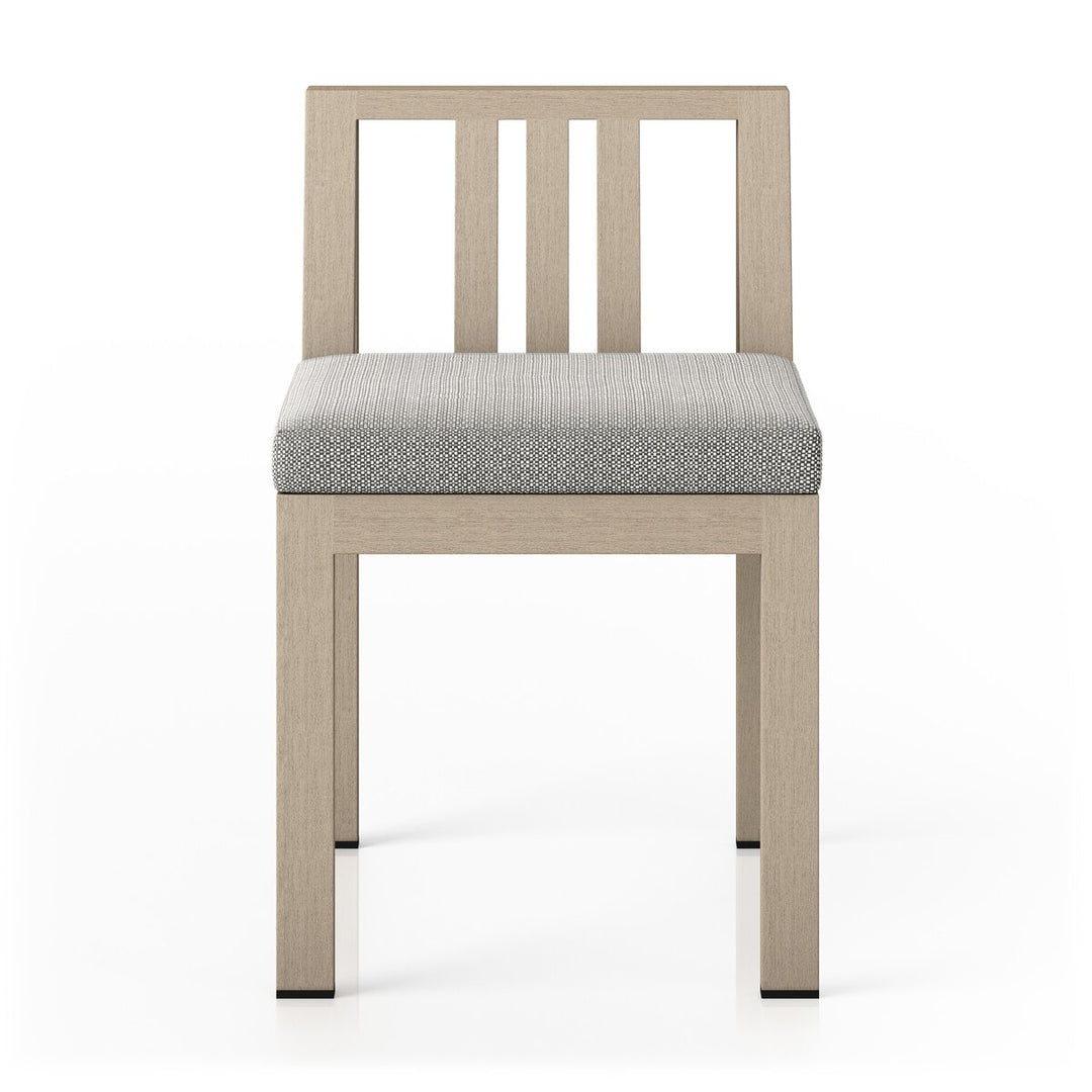 Pacific Outdoor Dining Chair, Washed Brown - Faye Ash