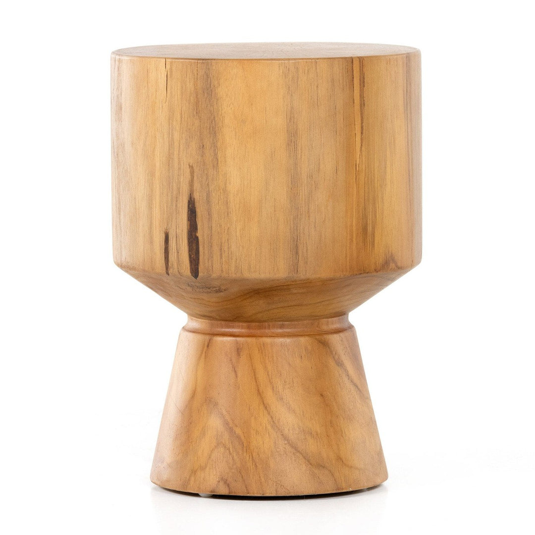 Josie Outdoor End Table - Natural Teak