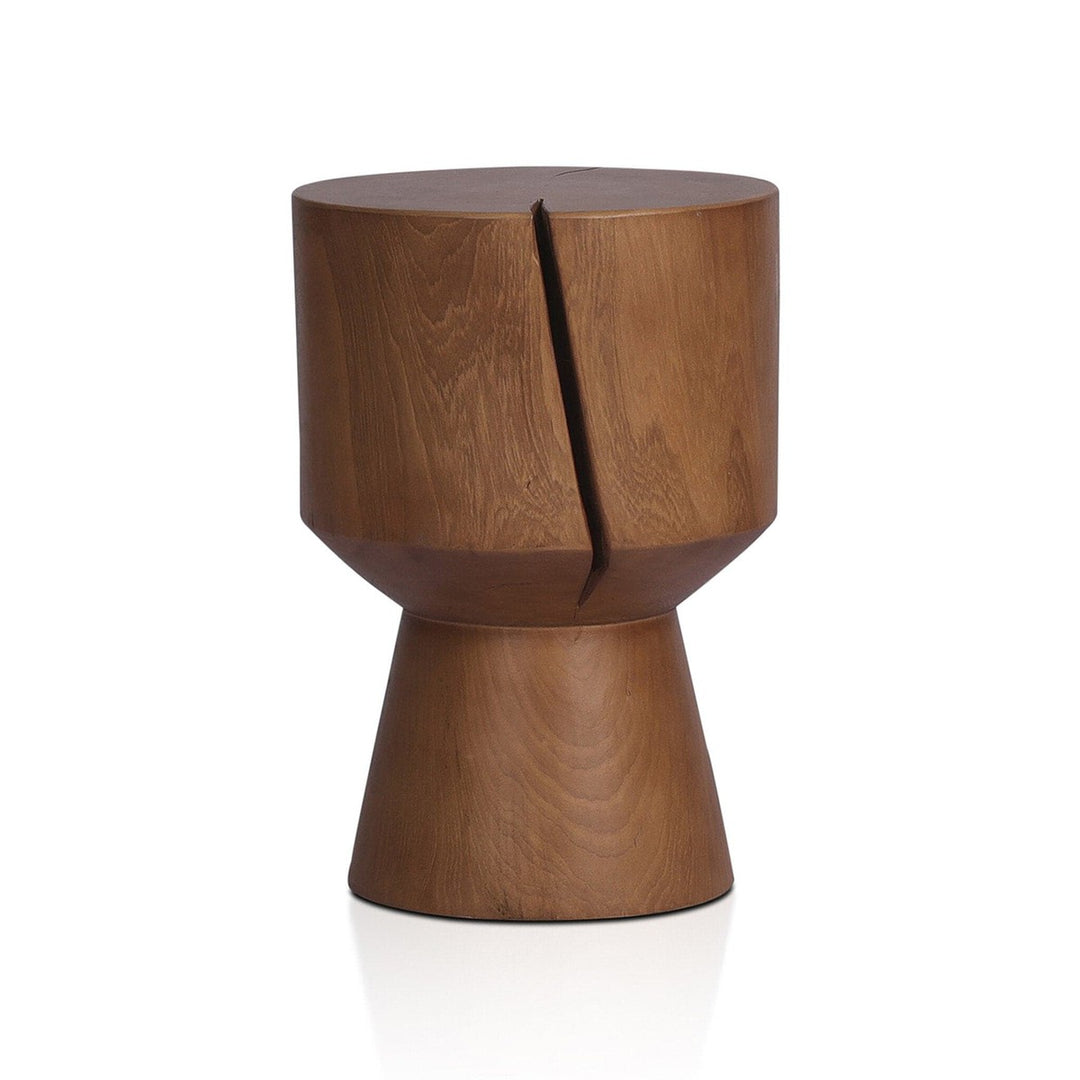 Josie Outdoor End Table - Natural Teak