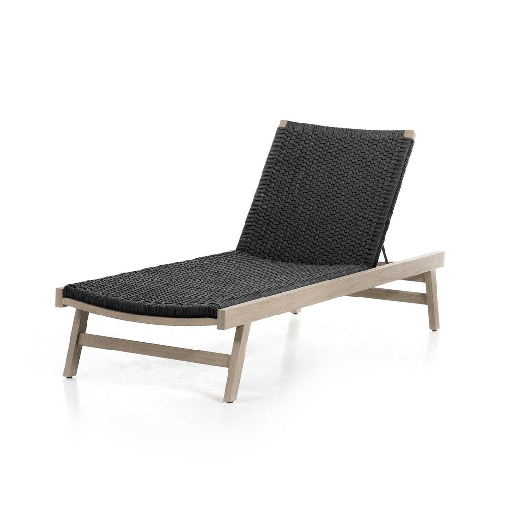 Dylan Outdoor Chaise - Thick Dark Grey Rope