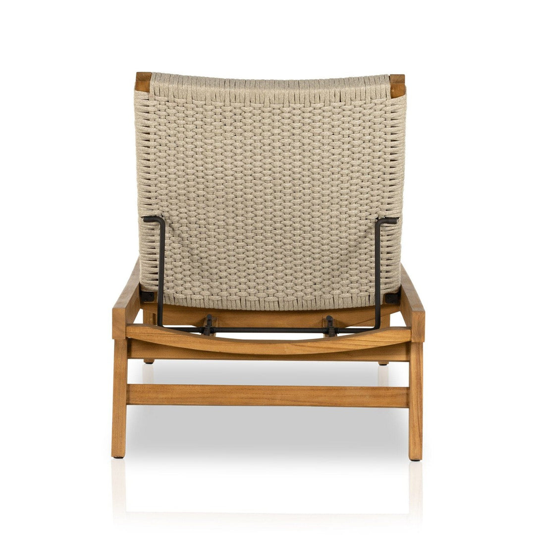 Dylan Outdoor Chaise - Ivory Rope