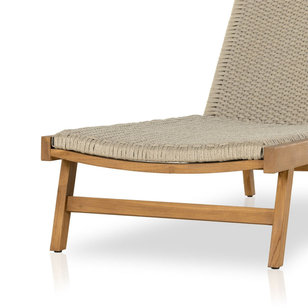 Dylan Outdoor Chaise - Ivory Rope