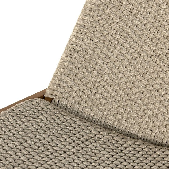 Dylan Outdoor Chaise - Ivory Rope