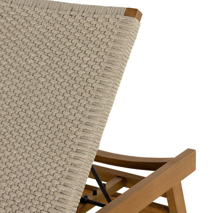 Dylan Outdoor Chaise - Ivory Rope