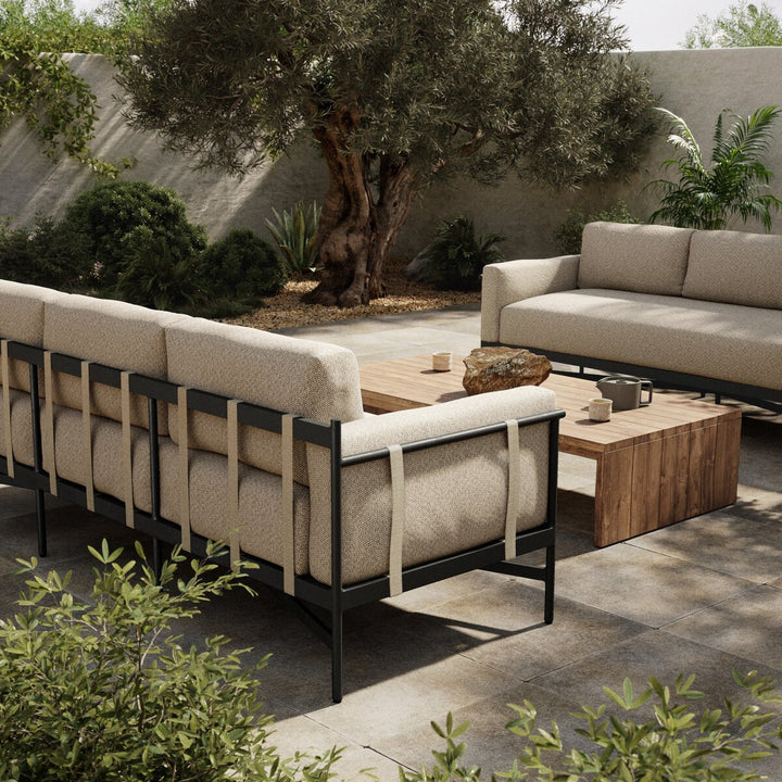 Alden Outdoor Sofa - 99" - Faye Sand