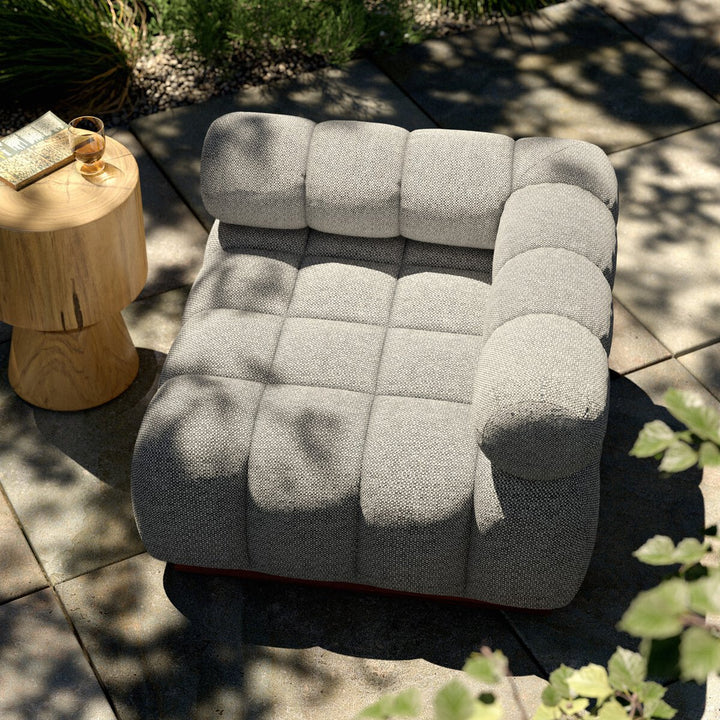 Build Your Own: Milan Outdoor Sectional - Corner Piece - Faye Ash