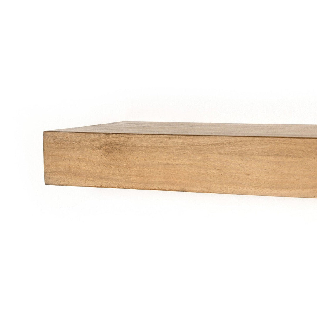 Cade Floating Shelf - Gold Guanacaste