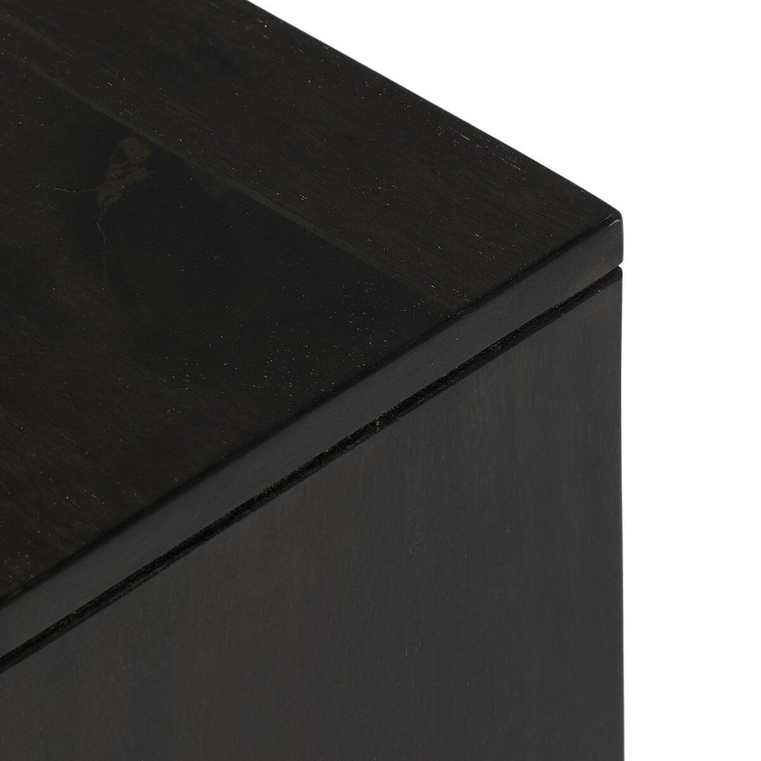 Dane Bar Cabinet - Worn Black Parawood