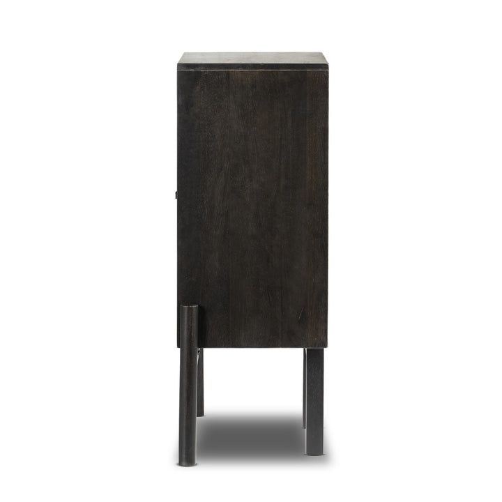 Dane Bar Cabinet - Worn Black Parawood