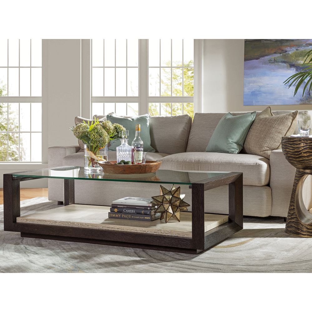 Coffee Tables Venerato Rectangular Cocktail Table - Mocha